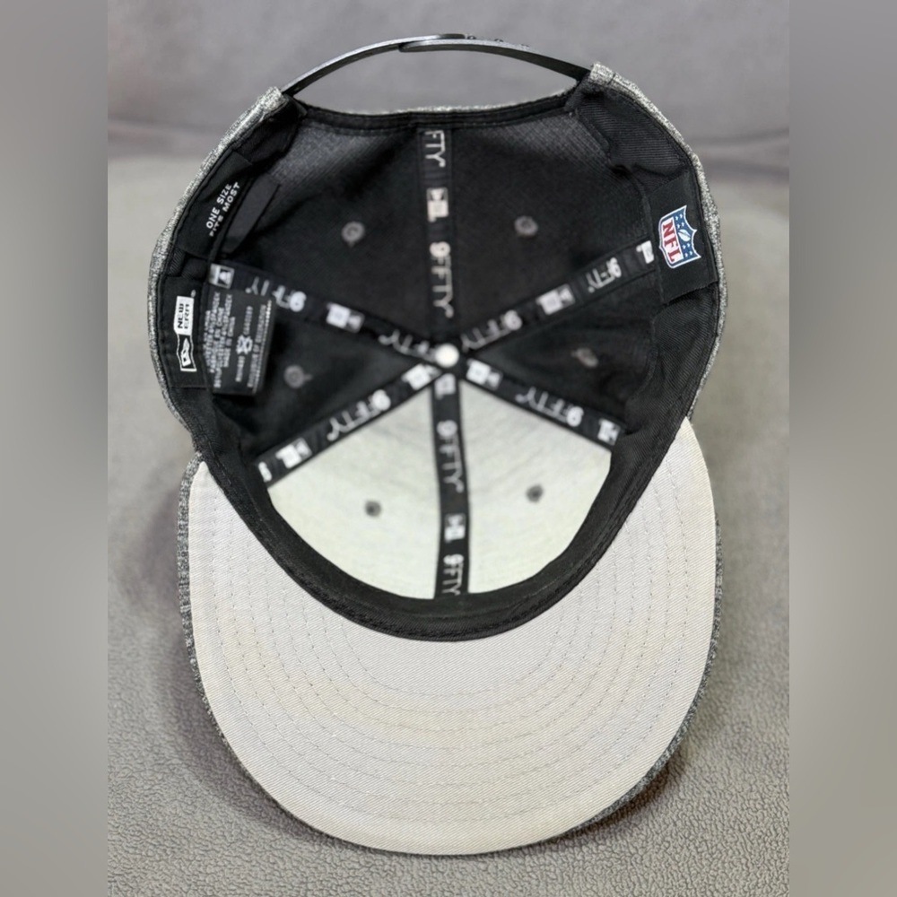 New Era Atlanta Falcons 9Fifty Gray Tweed Turn Adjustable Snapback Hat Cap OSFM - Picture 5 of 7
